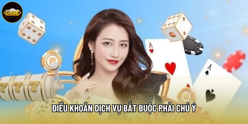 Điều khoản dịch vụ bắt buộc phải chú ý